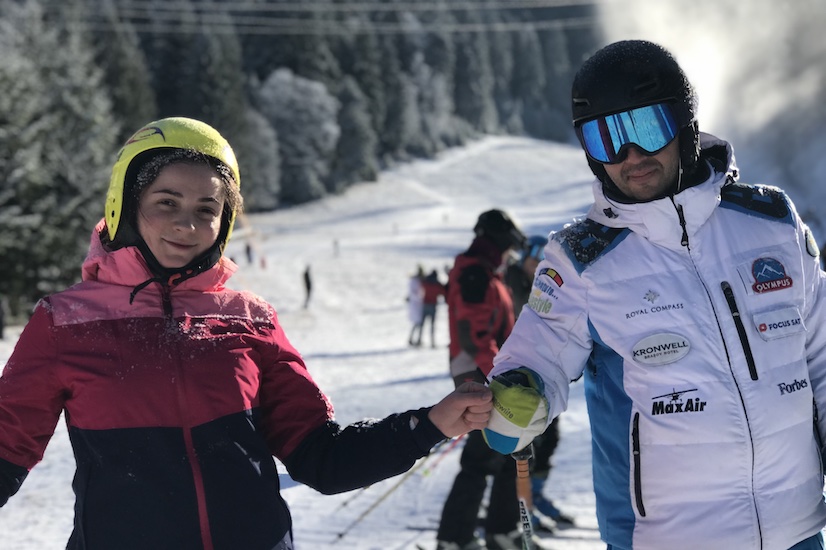 Ski Lessons on Bradu ski slope